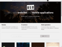 Tablet Screenshot of 858project.com